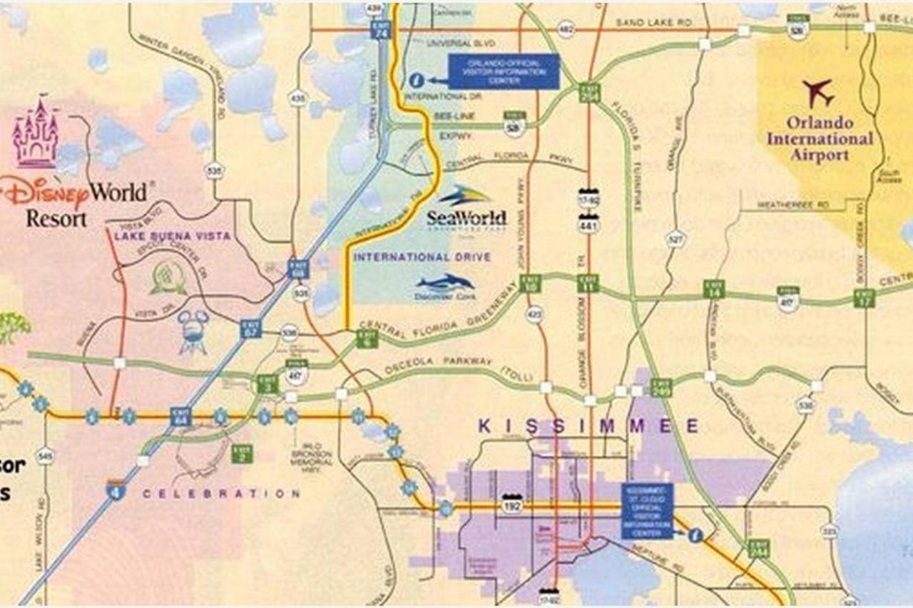 3 Bedroom Resort Style Condo, 3 Miles To Disney! Kissimmee Esterno foto